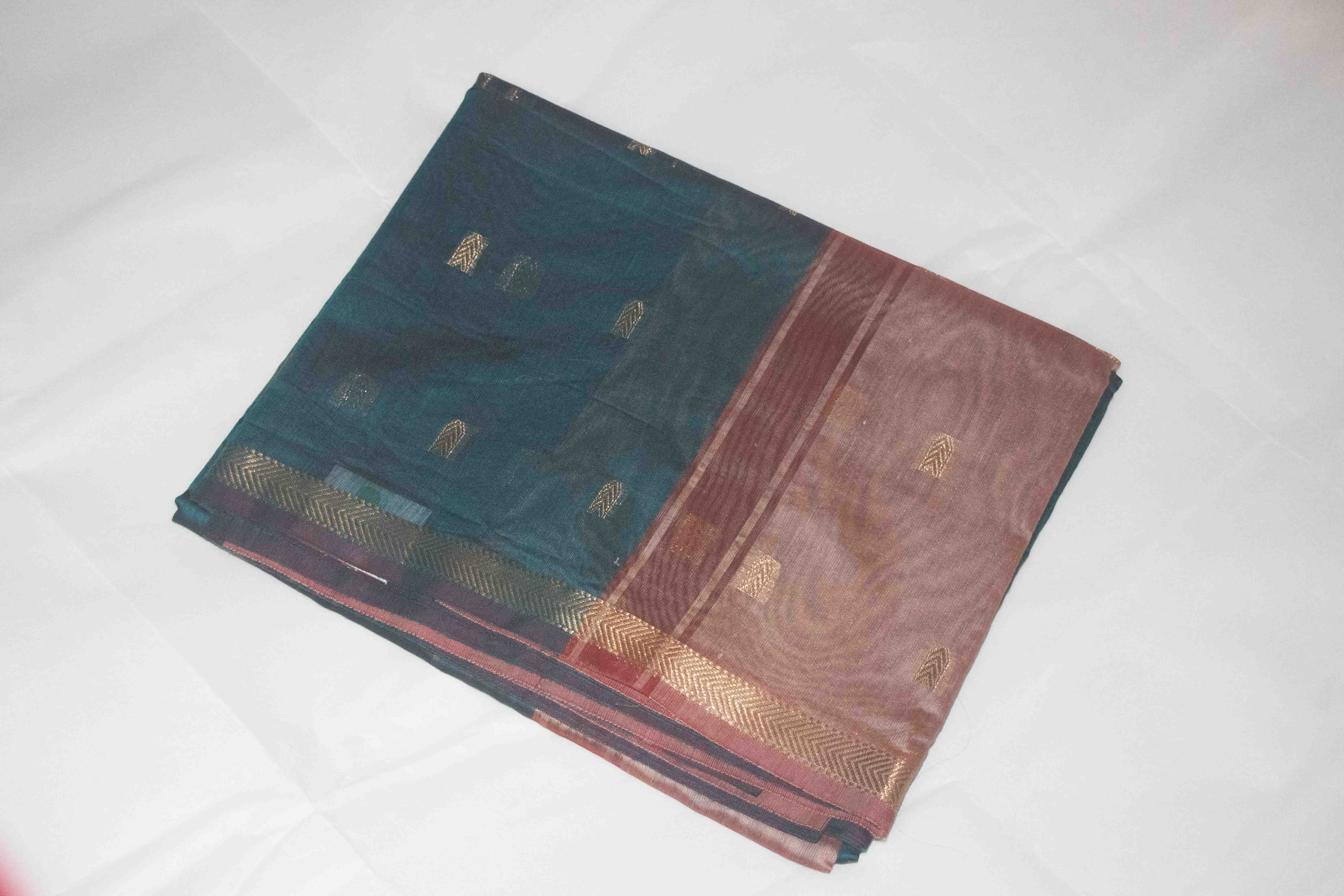 Chanderi semi cotton butti